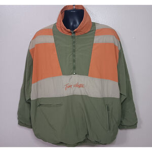 Vintage 90s Men's Small Ski Anorak Windbreaker Jacket Colorblock BIB Relax Fit